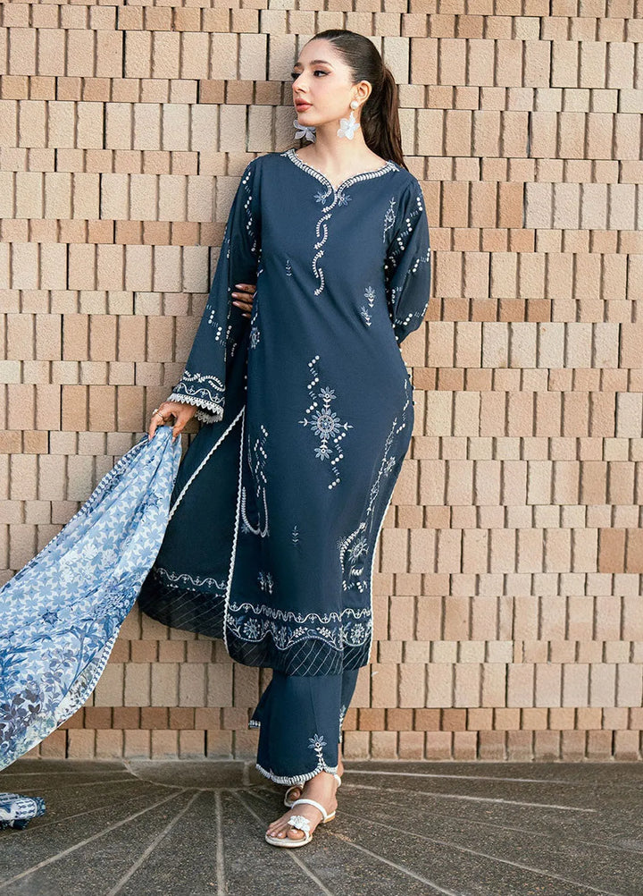 Dhanak Pret Embroidered Lawn 2 Piece Suit SS25DC-2542