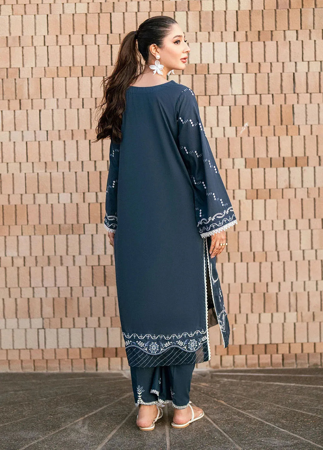 Dhanak Pret Embroidered Lawn 2 Piece Suit SS25DC-2542