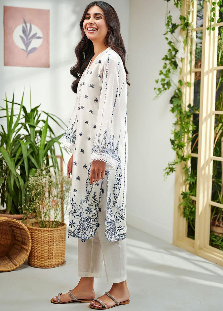 Dhanak Casual Pret Embroidered Cotton 2 Piece Suit DC-2001