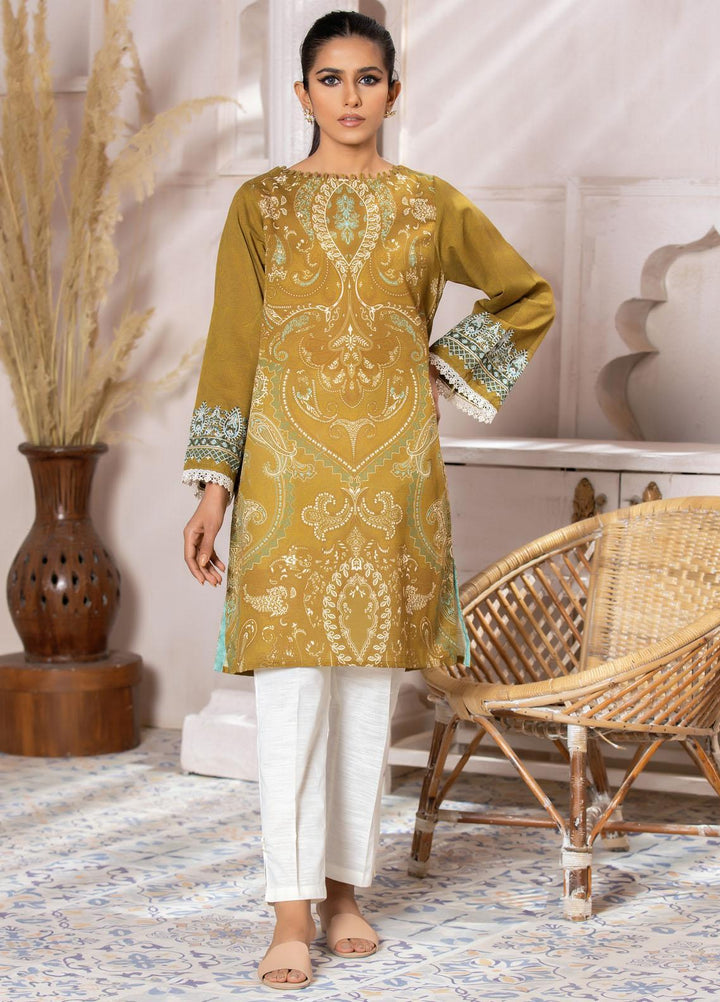 Dhanak Casual Pret  Khaddar Shirt DC-0402 GREEN