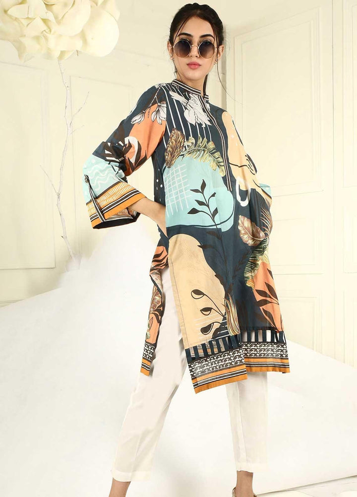 Dhanak Printed Lawn Stitched Kurtis D21SP DC-0275
