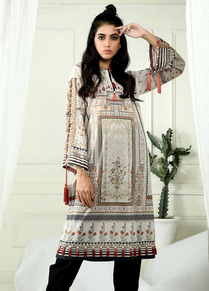 Dhanak Printed Lawn Stitched Kurtis D21SP DC-0288