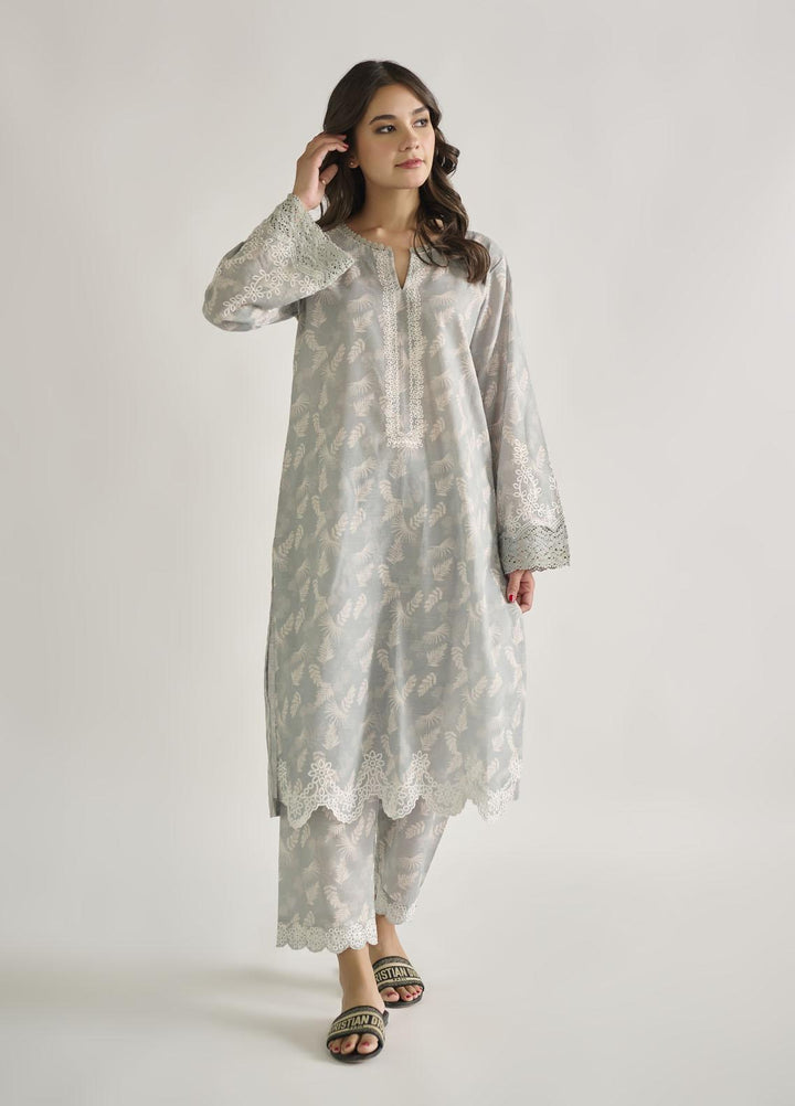 Dhanak Casual Pret  Khaddar 2 Piece DC-2114 GREY
