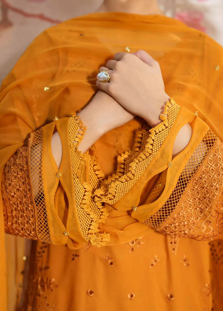 Dhoop Kinaray By Nureh Chikankari Lawn Suits Unstitched 4 Piece NU24DK NS-138 - Summer Collection