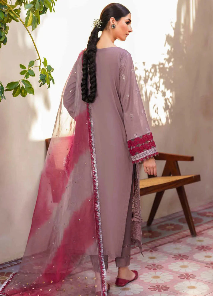 Dhoop Kinaray By Nureh Chikankari Lawn Suits Unstitched 4 Piece NU24DK NS-139 - Summer Collection