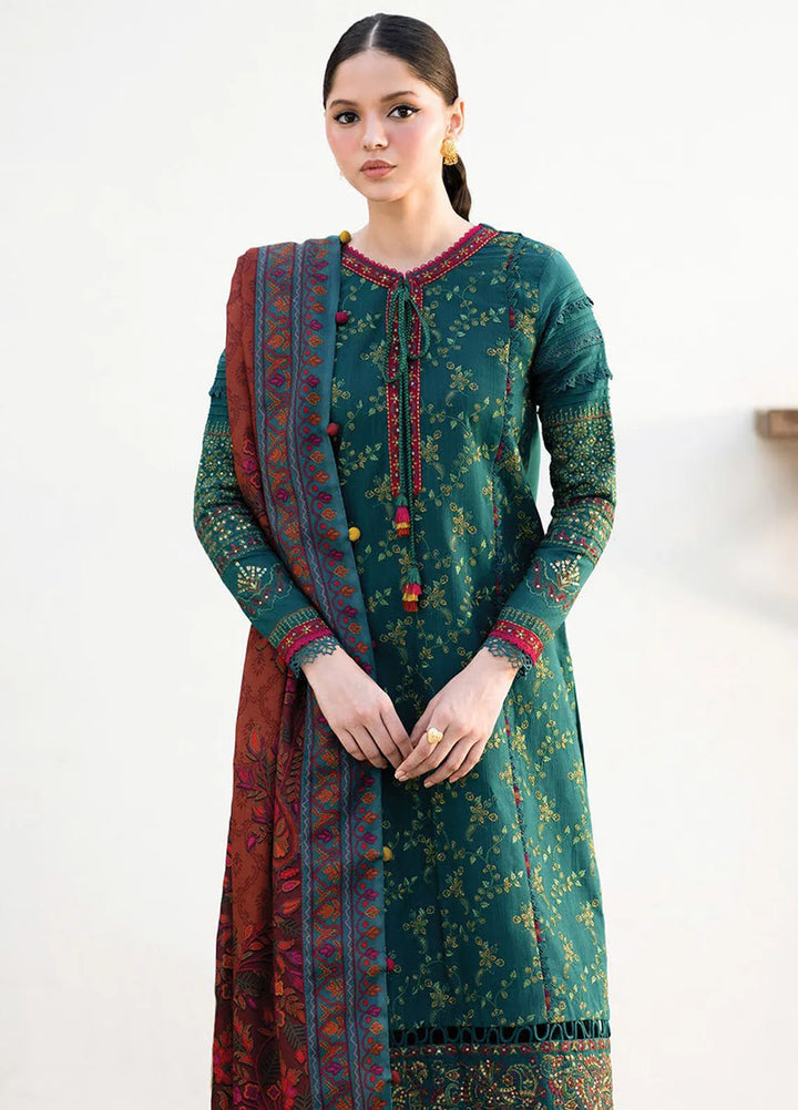 Dhoop Kinaray by Xenia Embroidered Khaddar Suit Unstitched 3 Piece D-06 Zemurd - Winter Collection
