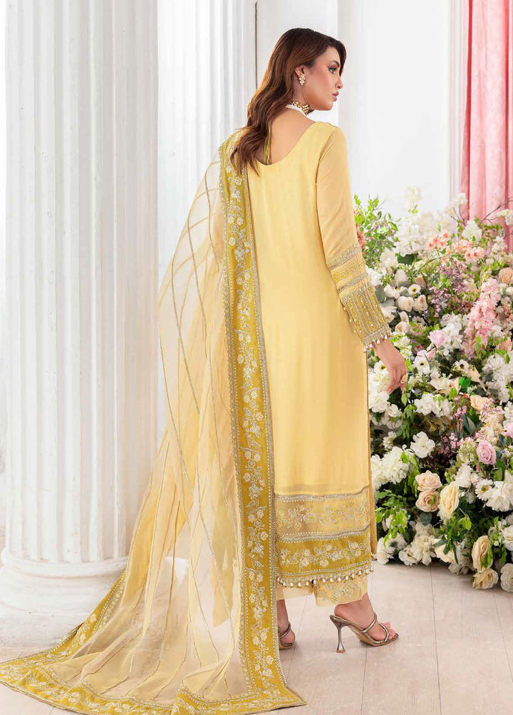 Diamond Dust by Charizma Embroidered Chiffon Suits Unstitched 4 Piece CRZ25DC DD5-02 - Formals Collection