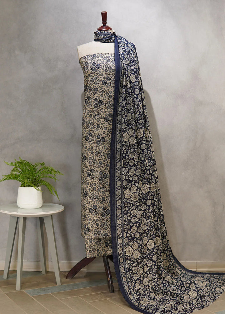 Digital Print By Bin Saeed Printed Lawn Suit Unstitched 3 Piece BS24F D-675 - Summer Collection