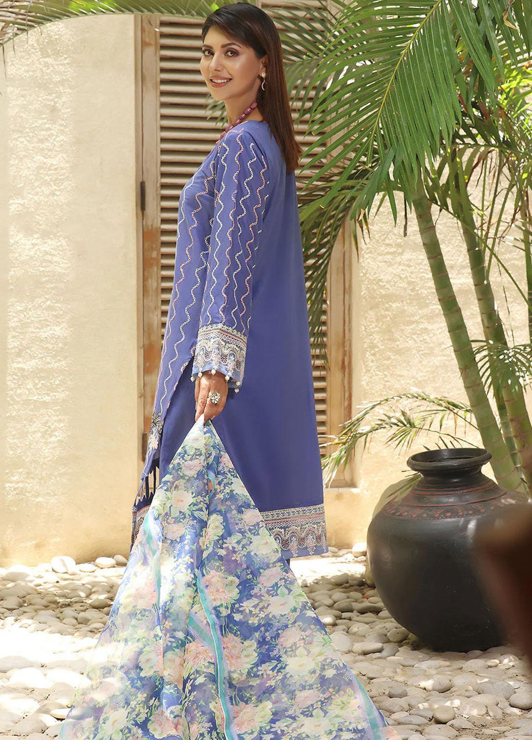 Dilara By Khas Embroidered Lawn Suits Unstitched 3 Piece KHS23D KOE-17030 - Summer Collection