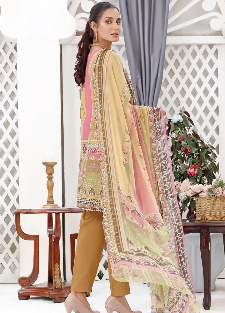 Dilara By Khas Embroidered Lawn Suits Unstitched 3 Piece KHS23D KC-1408 - Summer Collection