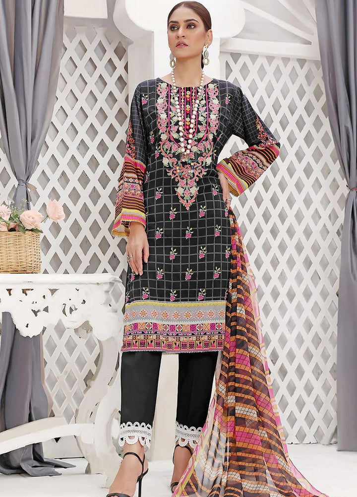 Dilara By Khas Embroidered Lawn Suits Unstitched 3 Piece KHS23D KC-1411 - Summer Collection