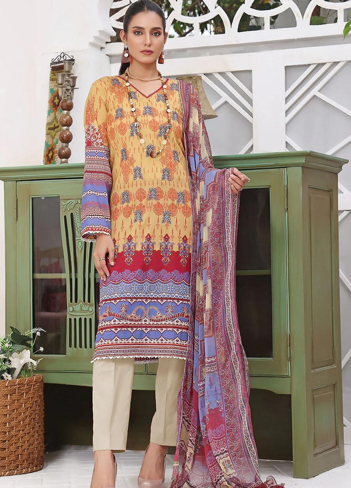 Dilara By Khas Embroidered Lawn Suits Unstitched 3 Piece KHS23D KC-1413 - Summer Collection