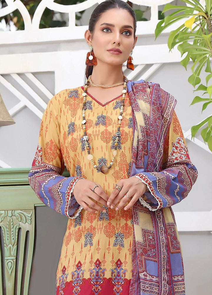 Dilara By Khas Embroidered Lawn Suits Unstitched 3 Piece KHS23D KC-1413 - Summer Collection