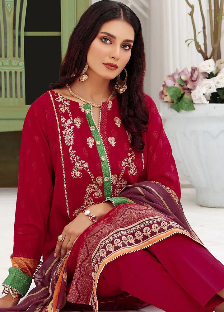 Dilara By Khas Embroidered Lawn Suits Unstitched 3 Piece KHS23D KC-1414 - Summer Collection