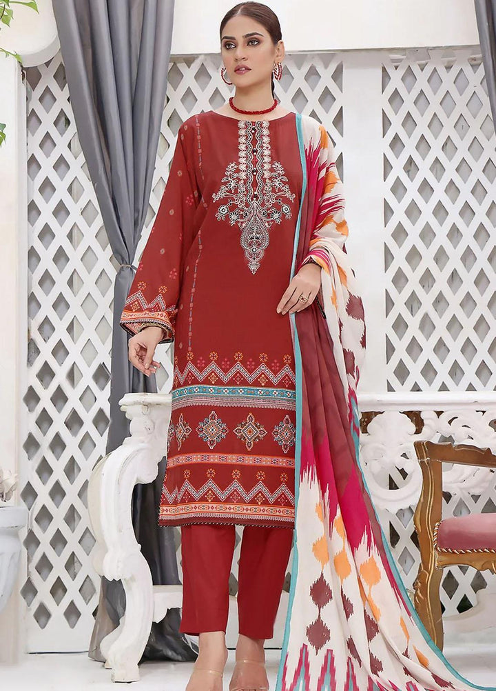 Dilara By Khas Printed Lawn Suits Unstitched 3 Piece KHS23D KL-1437 - Summer Collection