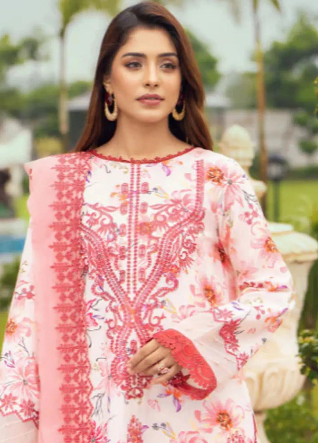 Diva By Humdum Embroidered Karandi Suit Unstitched 3 Piece HD24DK D-7 - Winter Collection
