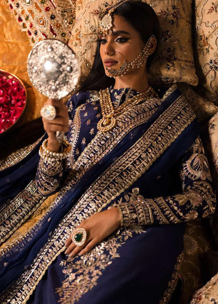 Divani By Afrozeh Embroidered Raw Silk Suits Unstitched 3 Piece AF22D 001 Maya - Luxury Collection