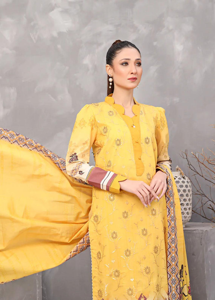 Dosti By Puri Fabrics Embroidered Lawn Suits Unstitched 3 Piece PF23D D-05 - Summer Collection