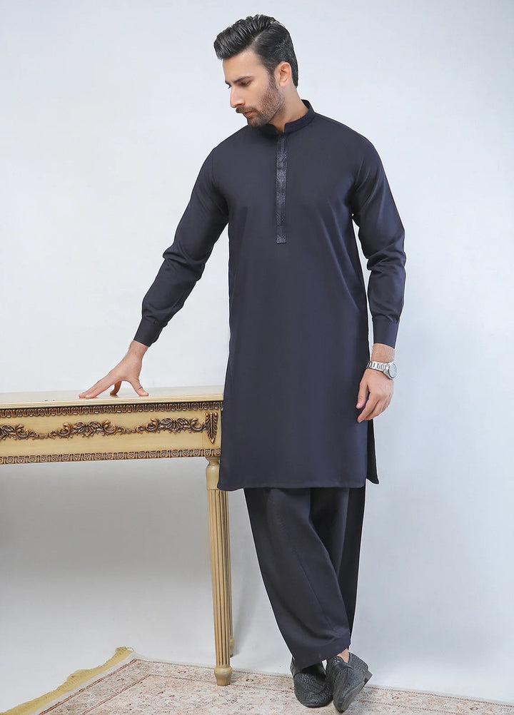 Dot n Dot Wash n Wear Embroidered Mens Shalwar Kameez - Asool