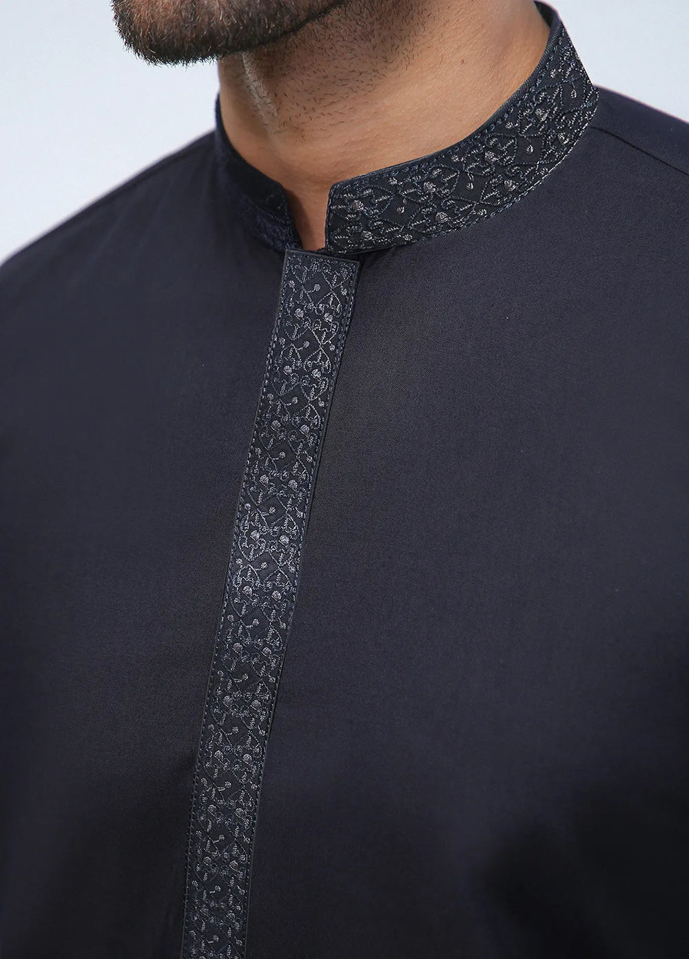 Dot n Dot Wash n Wear Embroidered Mens Shalwar Kameez - Vasl