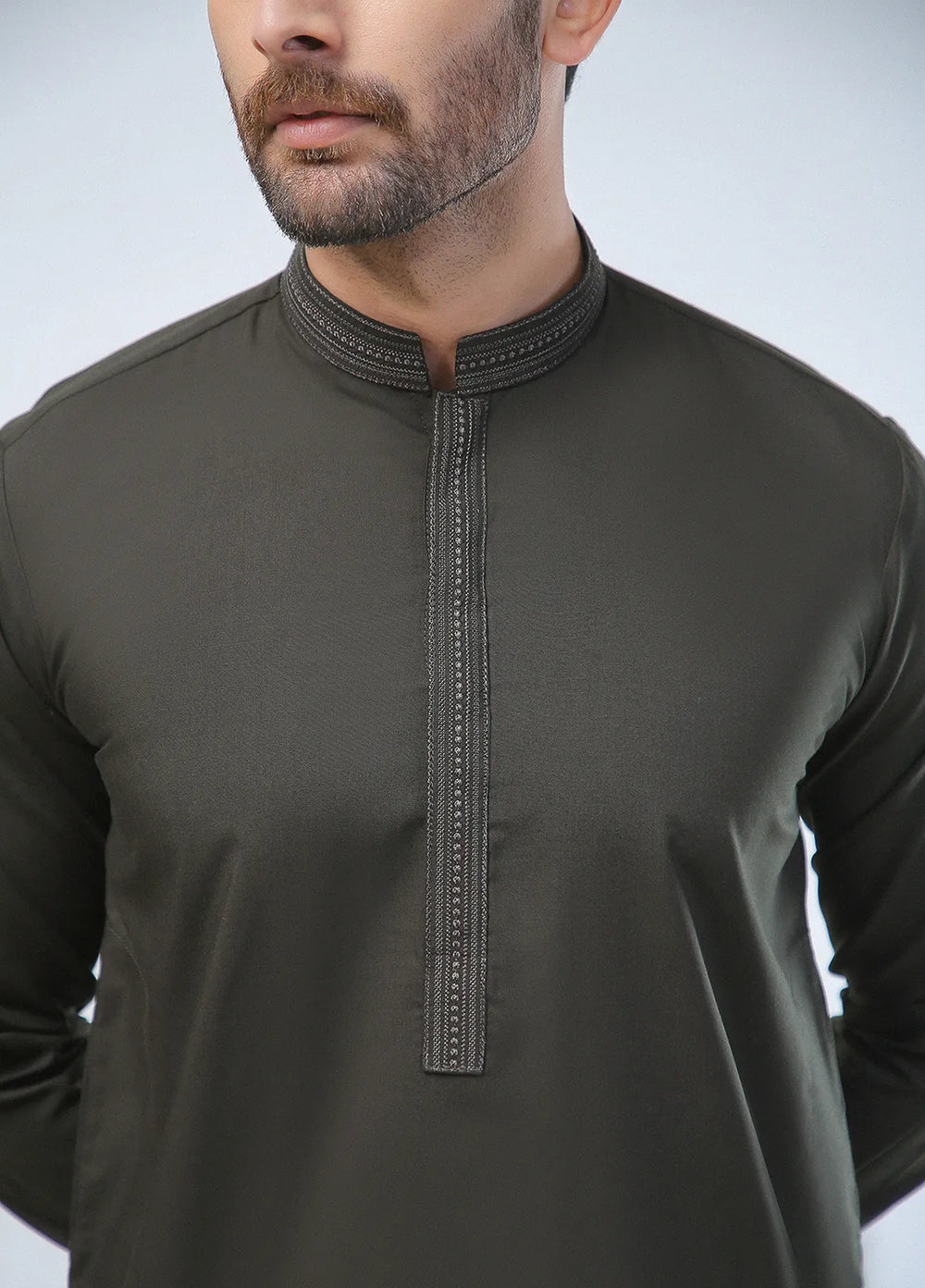 Dot n Dot Wash n Wear Embroidered Mens Shalwar Kameez - Wasiyat