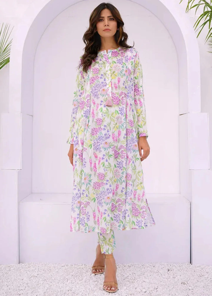 Dreamy Garden By Dhaga Pret Printed Dhaga 2 Piece Suit Calla Lily