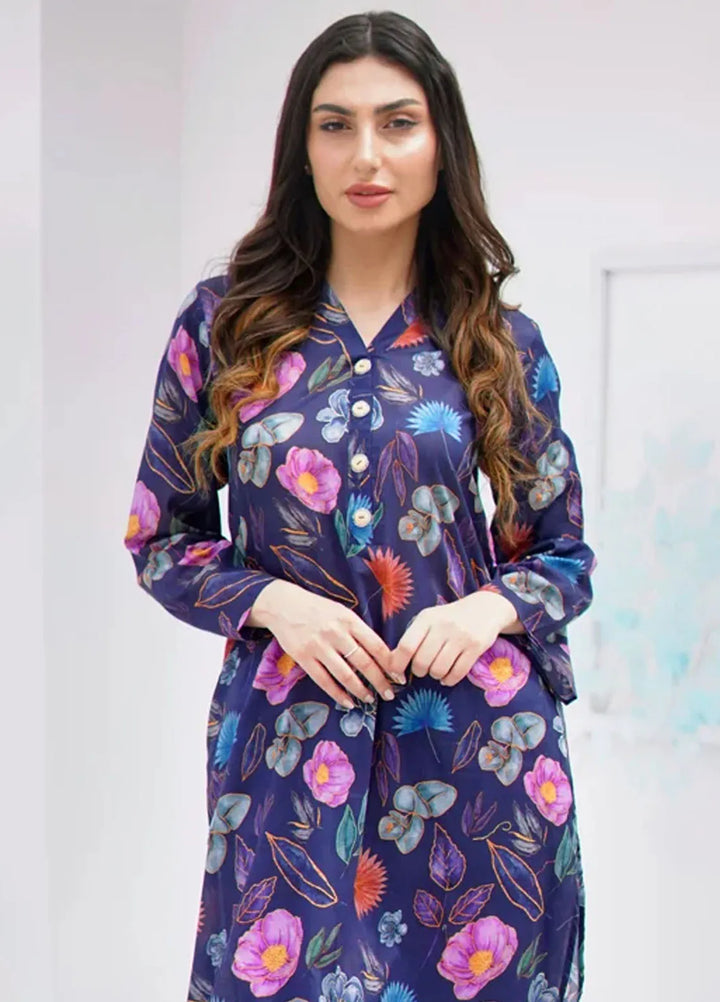 Dreamy Garden By Dhaga Pret Printed Dhaga 2 Piece Suit Peony