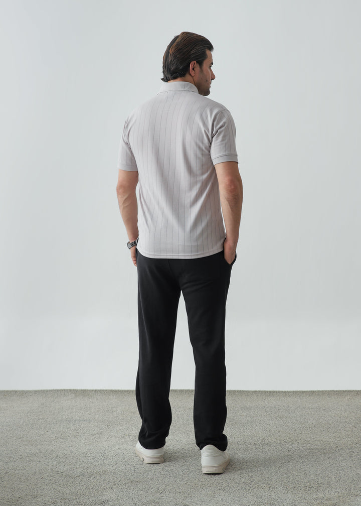 Zenetti Mens RTW Solids Drop Needle Polo Suit Drop Needle Casual Collection