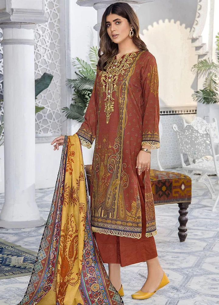 Dur-e-Adan By Khas Embroidered Lawn Suits Unstitched 3 Piece KHS23DA KL-1697 NUSAIBA - Summer Collection