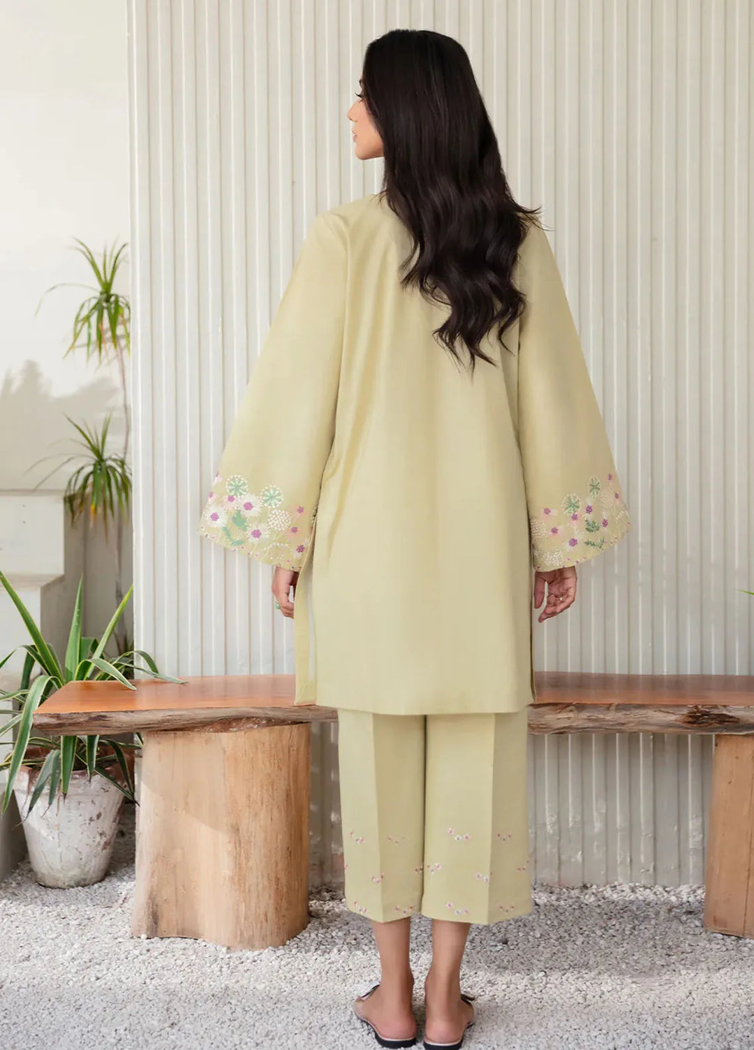 Dusk Glow by Aleen Pret Embroidered Cotton Lawn 2 Piece Suit Eraza