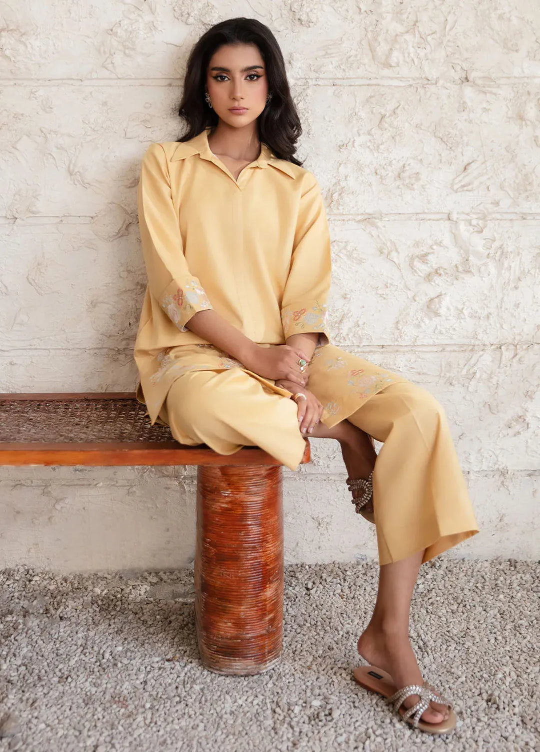 Dusk Glow by Aleen Pret Embroidered Cotton Lawn 2 Piece Suit Lumine