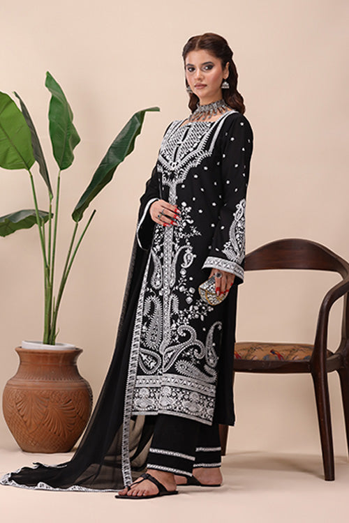 La Elise Women RTW Embroidered Lawn 3 Piece Suit 0001401 Sanam - Casual Collection