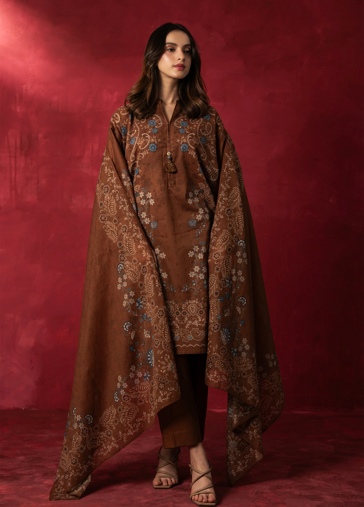 Zoe by Zeen RTW Printed Lawn 3 Piece Suit ZN26UZL WFM36603 - Casual Collection