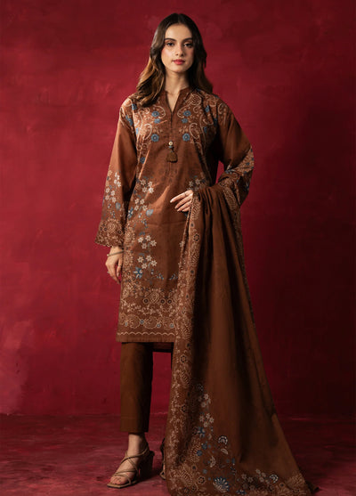 Zoe by Zeen RTW Printed Lawn 3 Piece Suit ZN26UZL WFM36603 - Casual Collection