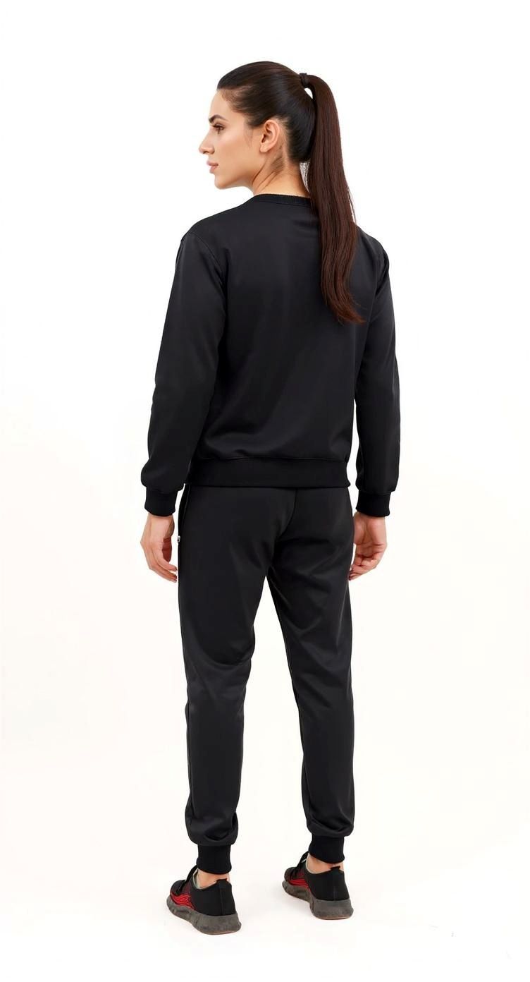IQ Exclusive Women Winter Track Suit W-Black IQ Sweatshirt Tracksuit