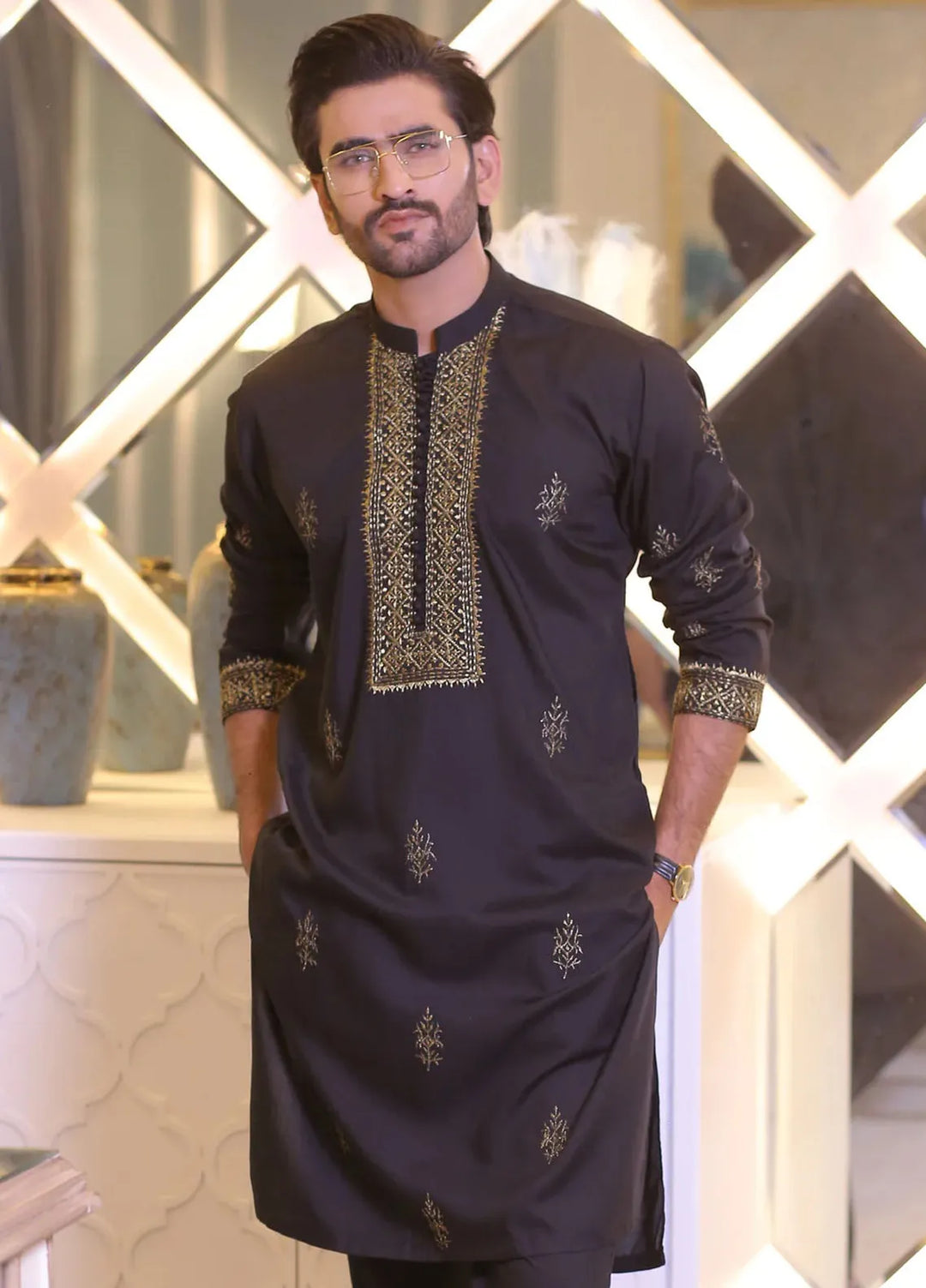 Edge Republic Pret Chikankari Kurta Pajama CK 715