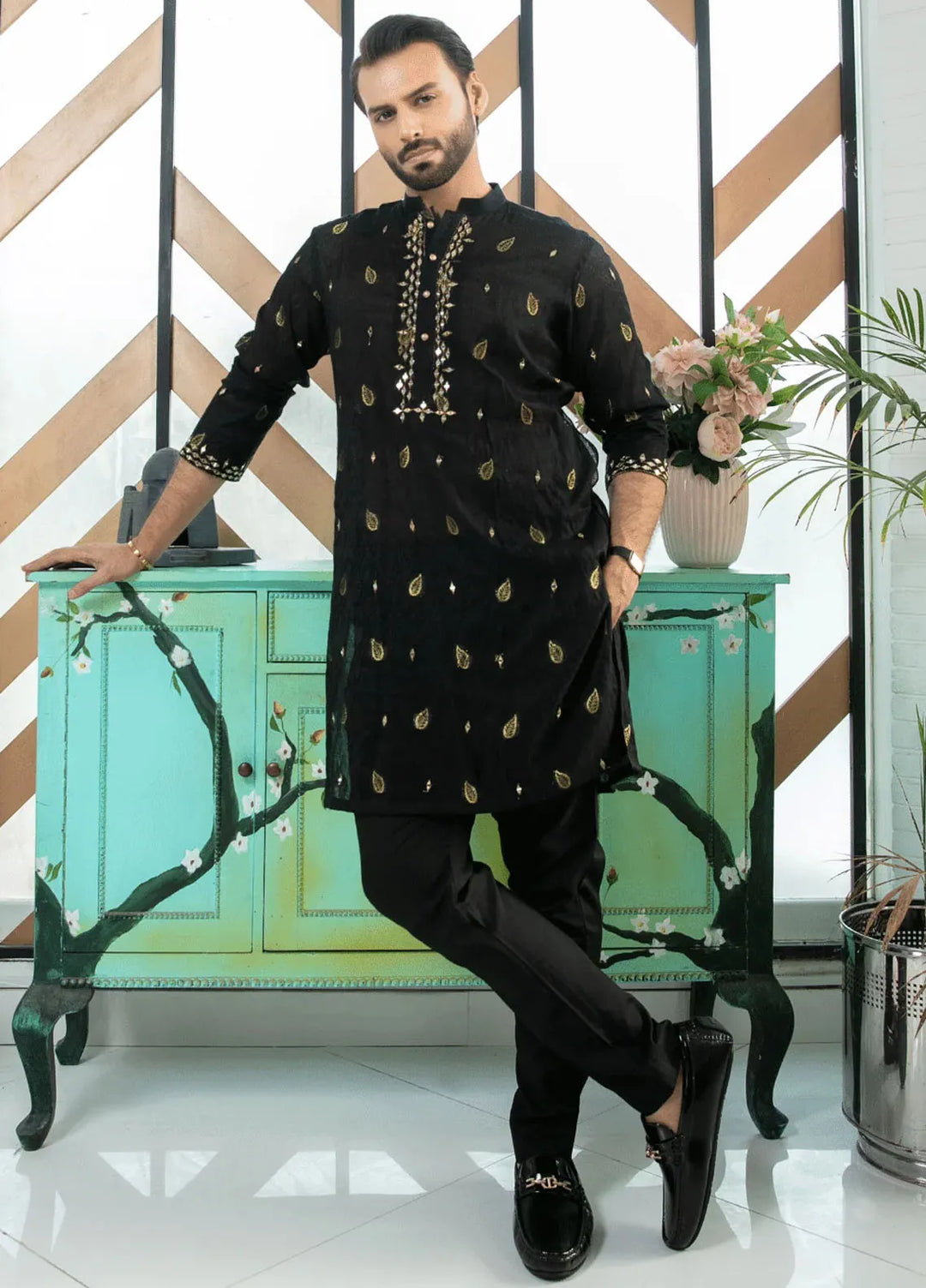 Edge Republic Pret Mirror Work Kurta Pajama ER MR 34