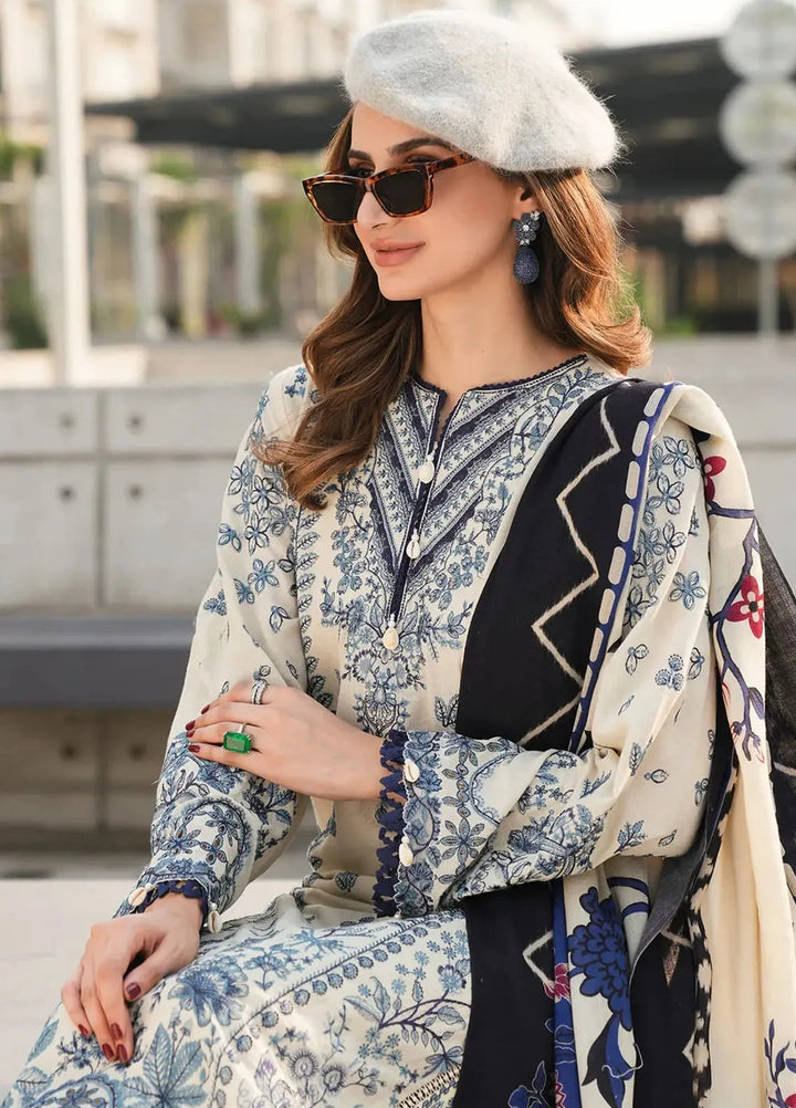Elaf Embroidered Karandi Suit Unstitched 3 Piece EPW-5B Cherished Memories - Winter Collection