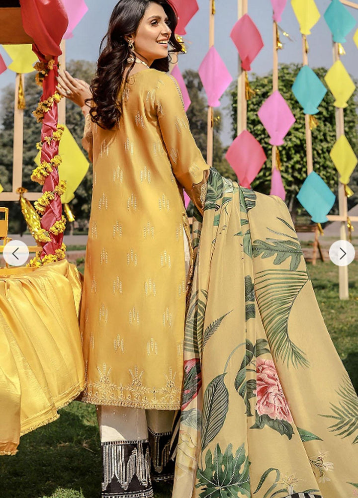 Elaf Embroidered Lawn Suits Unstitched 3 Piece EL21F 04A Intricate Glare - Festive Collection