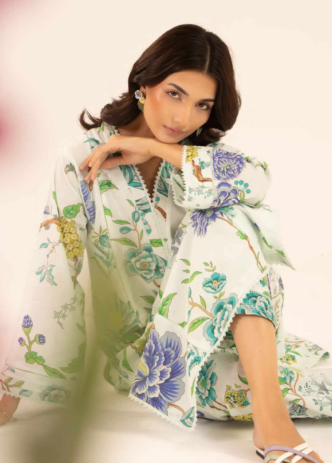 Elaf Pret Printed Lawn 2 Piece Suit EPT-03 Naire