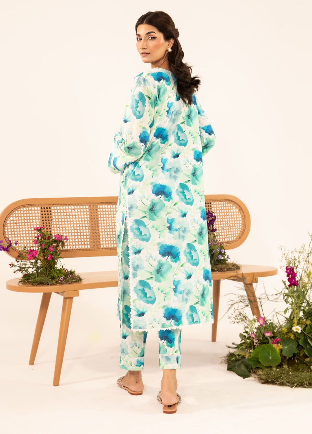 Elaf Pret Printed Lawn 2 Piece Suit EPT-08 B Rame
