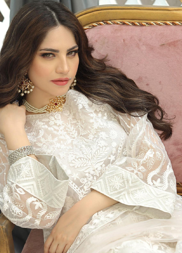 Daud Abbas Luxury Pret  Net 3 Piece Dress DA22ELN DA-LP-1113 LUNA
