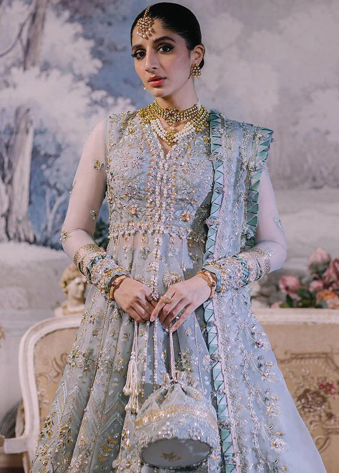 Elan Pret Embroidered 3 Piece Suit EC2-23-05 Esme