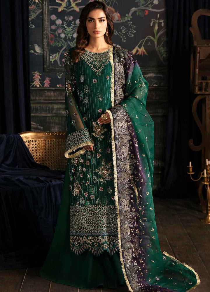 Elanora by Nureh Embroidered Chiffon Suits Unstitched 4 Piece NU24EL NEL-42 - Formals Collection