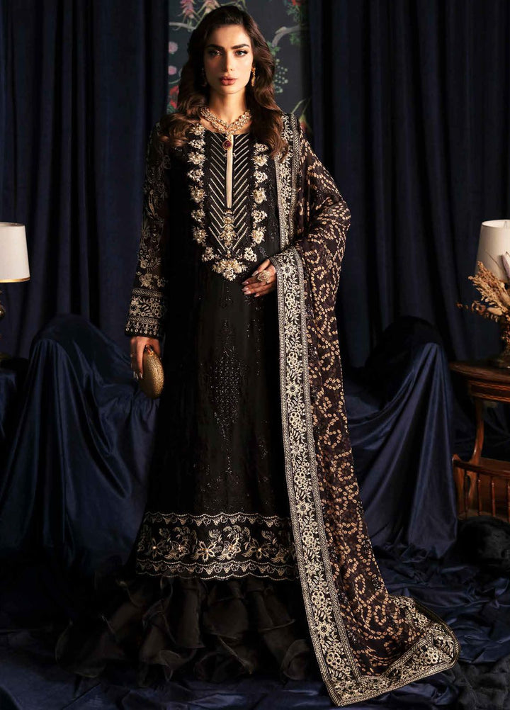 Elanora by Nureh Embroidered Chiffon Suits Unstitched 4 Piece NU24EL NEL-47 - Formals Collection