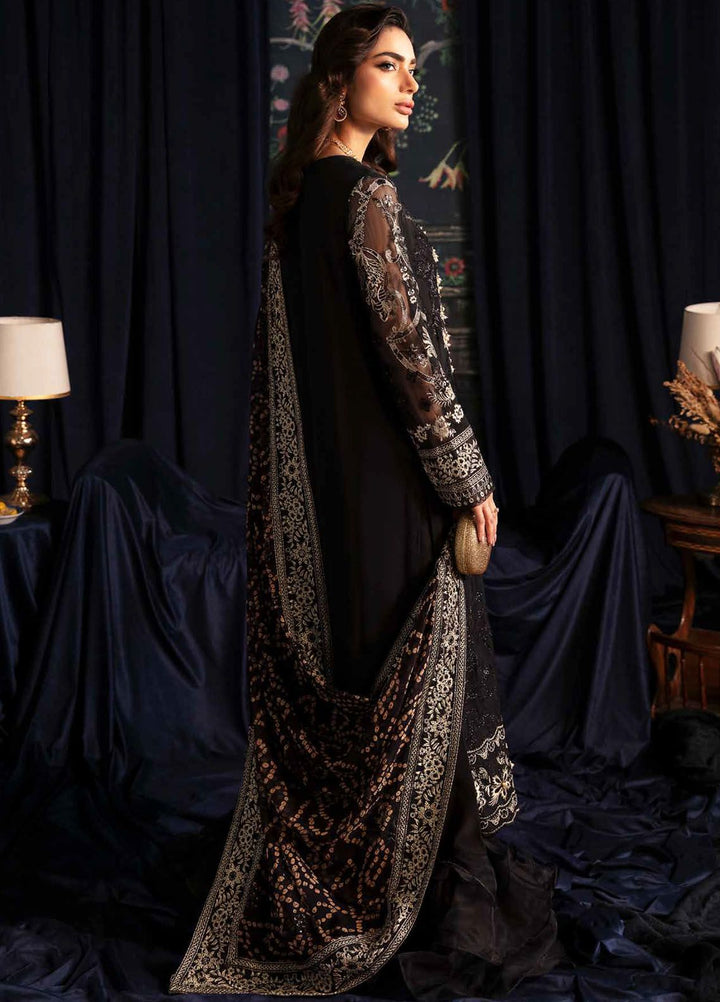 Elanora by Nureh Embroidered Chiffon Suits Unstitched 4 Piece NU24EL NEL-47 - Formals Collection