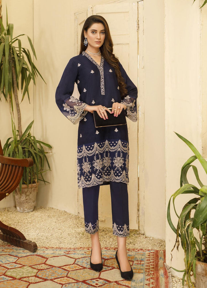 Elegance Luxury Pret Embroidered Karandi 2 Piece Suit ELG21WP LUNA
