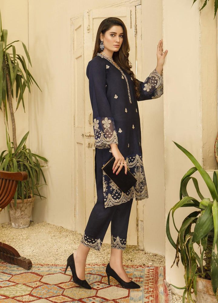 Elegance Luxury Pret Embroidered Karandi 2 Piece Suit ELG21WP LUNA