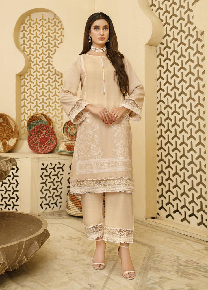 Elegance Luxury Pret Embroidered Khaddar 2 Piece Suit ELG21WP DAISY