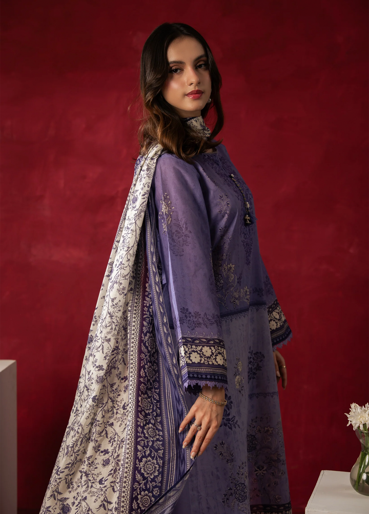 Zoe by Zeen RTW Printed Lawn 3 Piece Suit ZN26UZL WFM36609 - Casual Collection
